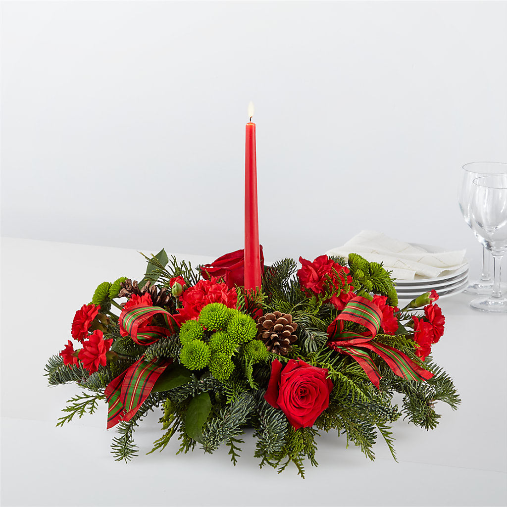 By the Candlelight Centerpiece – Acme Floral #0014, Akron OH