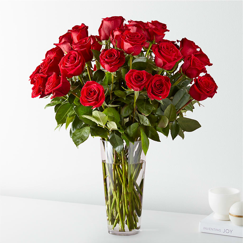 Long Stem Red Rose Bouquet – Acme Floral #0014, Akron OH