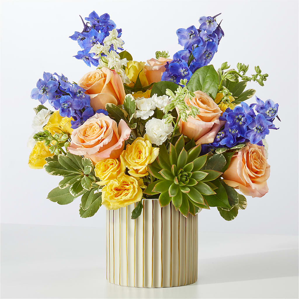 Cobalt Reverie Bouquet – Acme Floral #0014, Akron OH