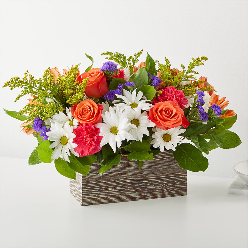 Oopsie Daisy Box Bouquet – Acme Floral #0014, Akron OH