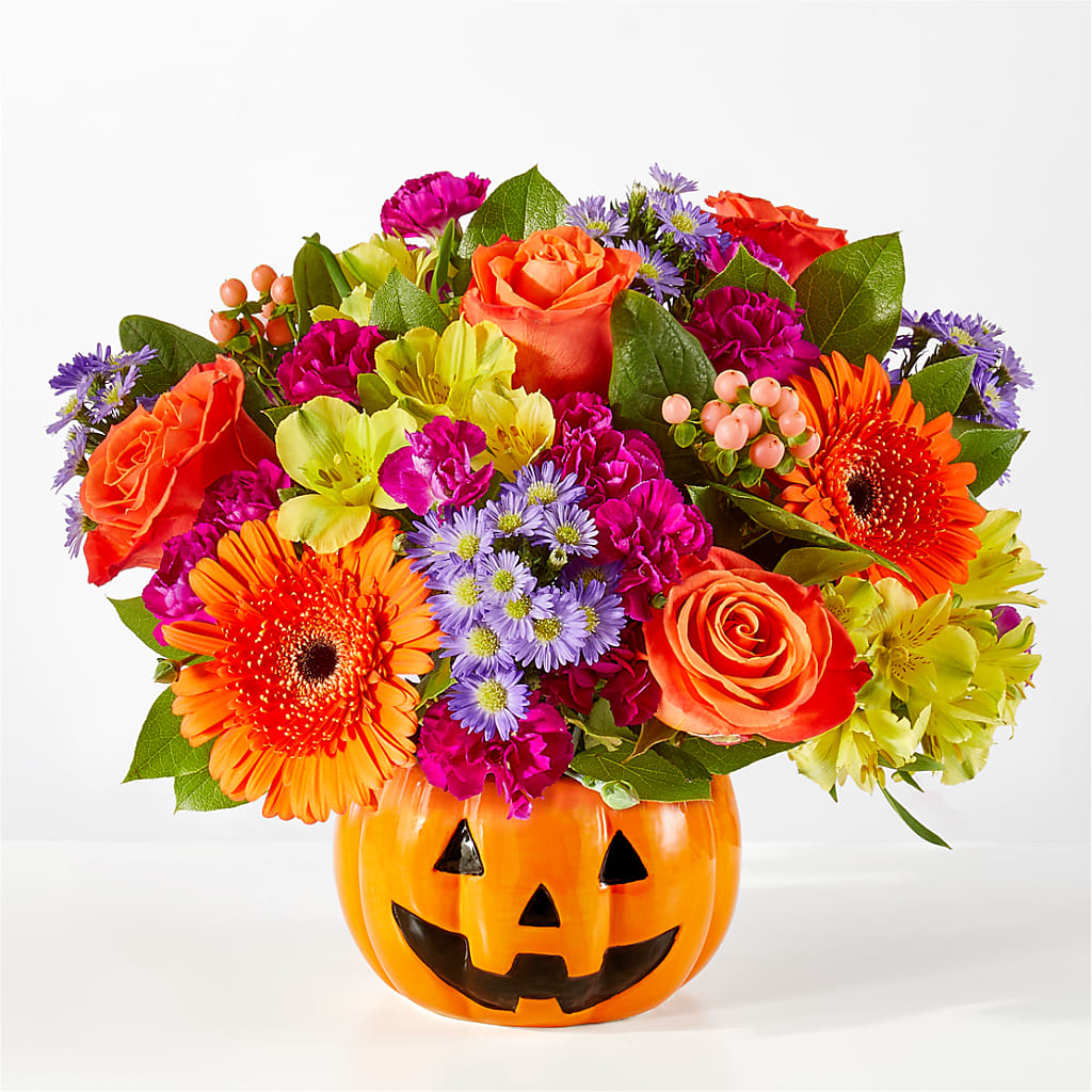 Tricks & Treats Pumpkin – Acme Floral #0014, Akron OH