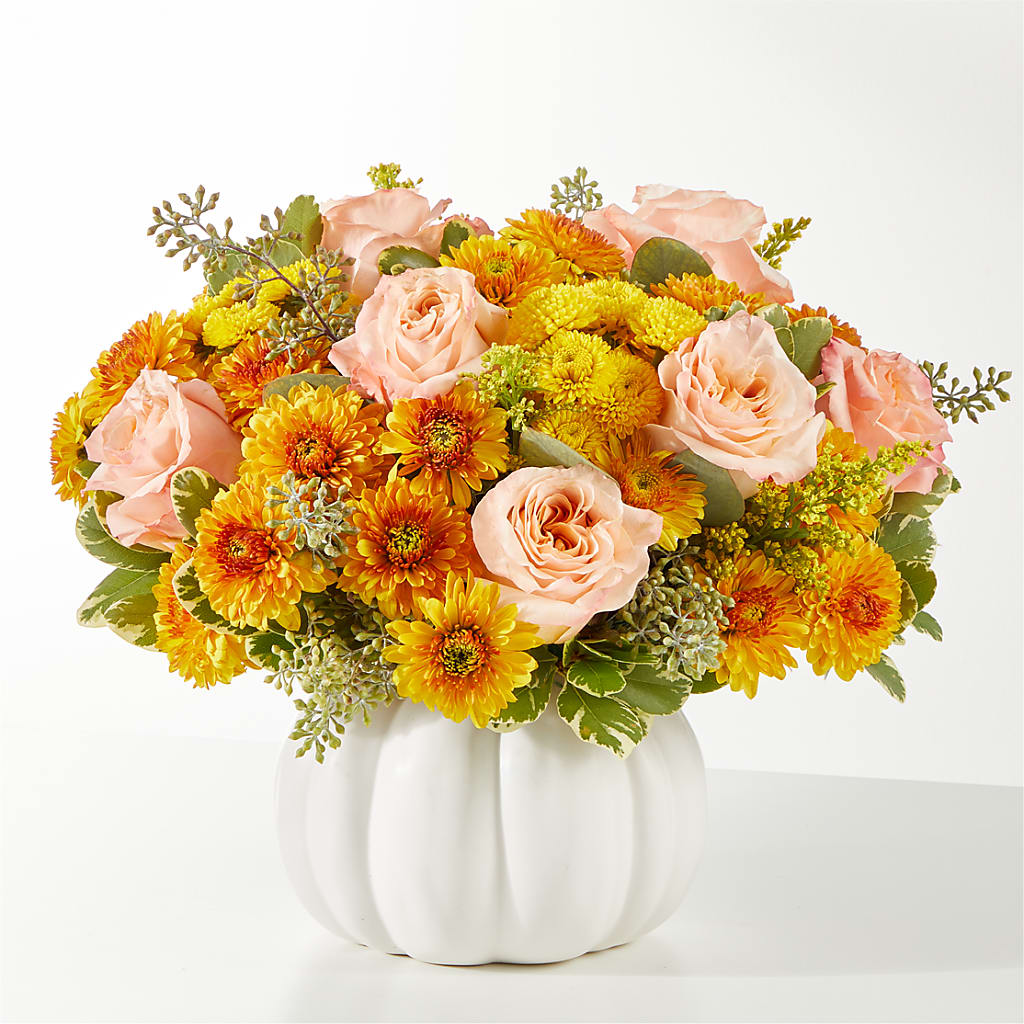 Peachy Pumpkin – Acme Floral #0014, Akron OH