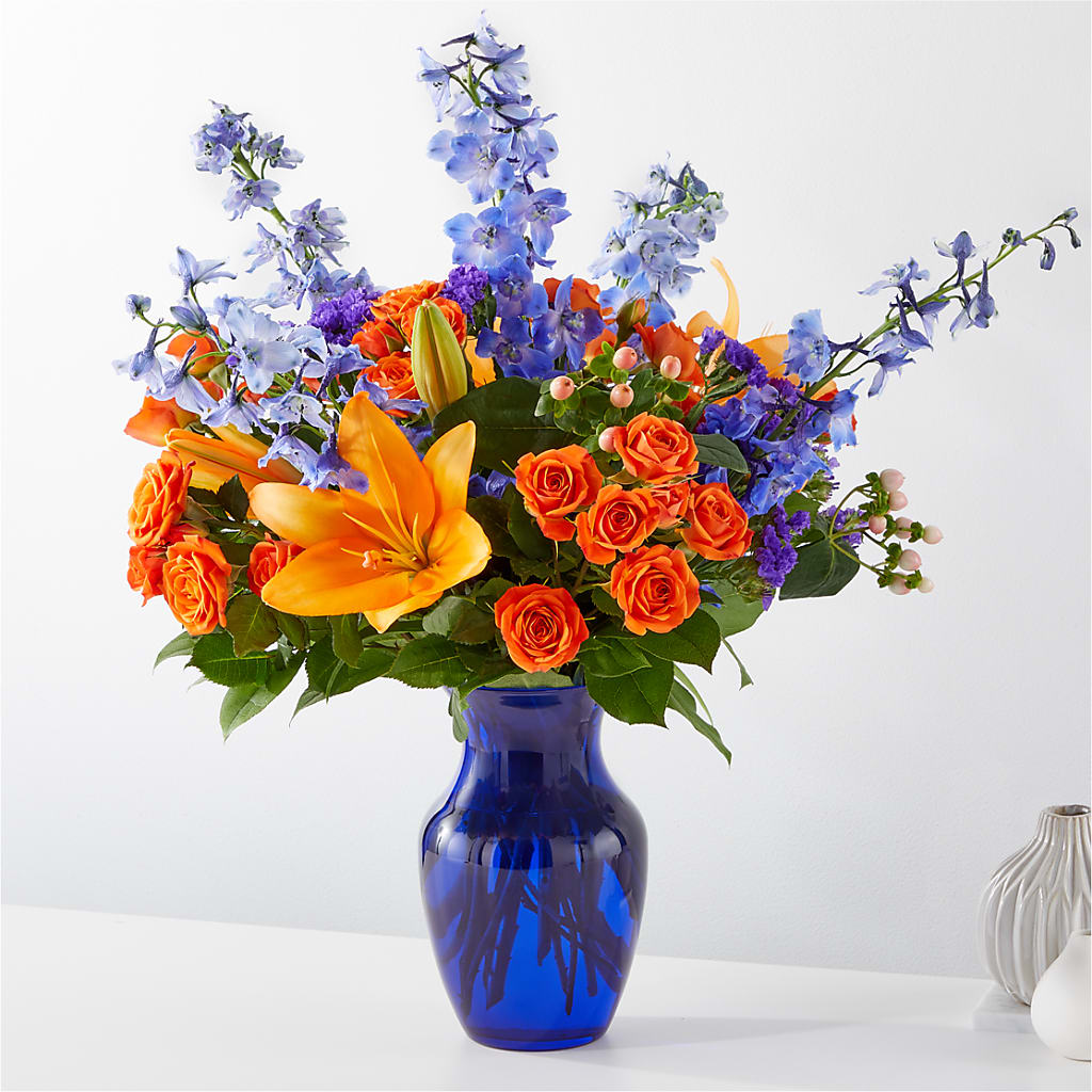 Radiant Citrus Bouquet – Acme Floral #0014, Akron OH