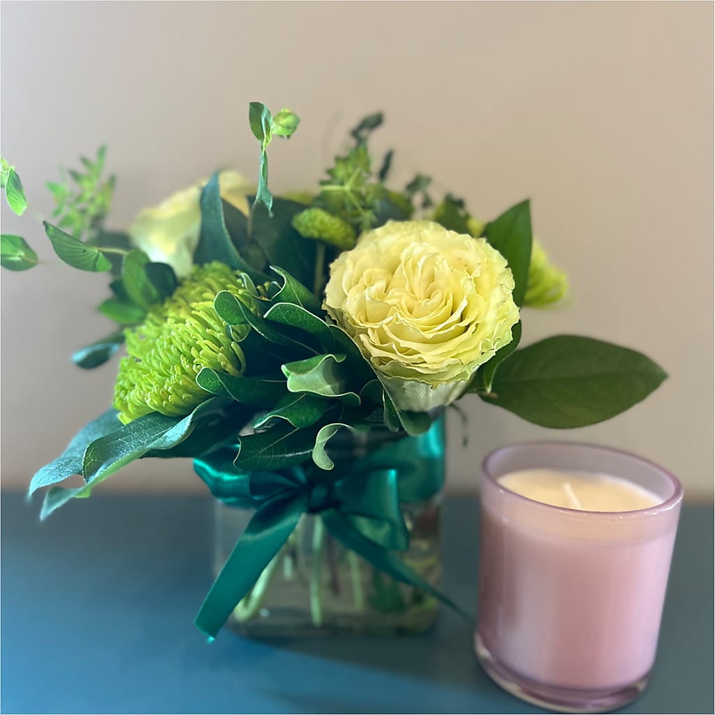 Emerald Forest Bouquet – Acme Floral #0014, Akron OH