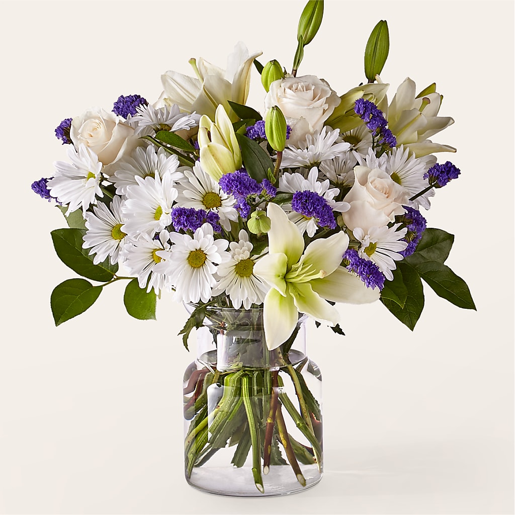 Beyond Blue Bouquet – Acme Floral #0014, Akron OH