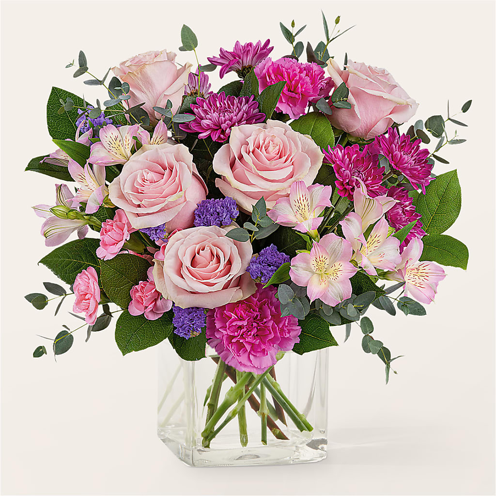 Rosy Radiance Bouquet – Acme Floral #0014, Akron OH