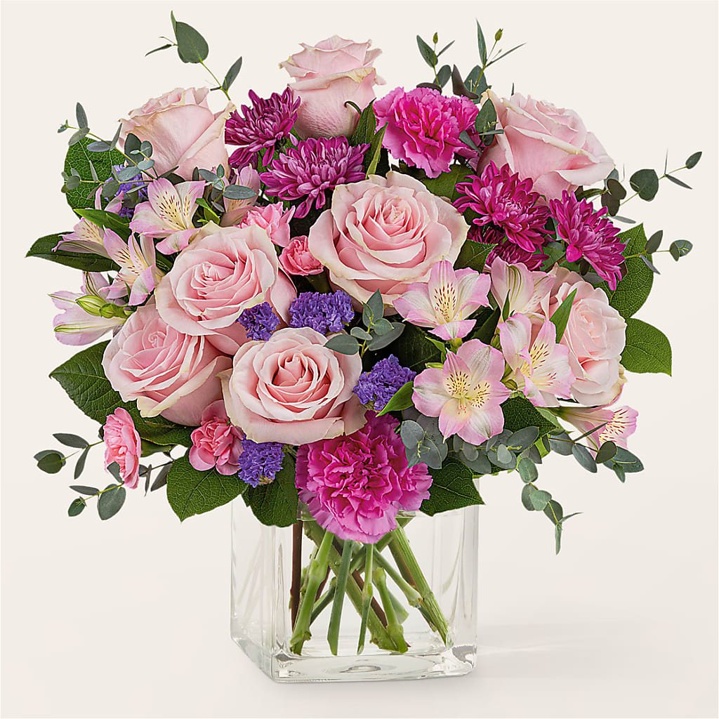Rosy Radiance Bouquet – Acme Floral #0014, Akron OH
