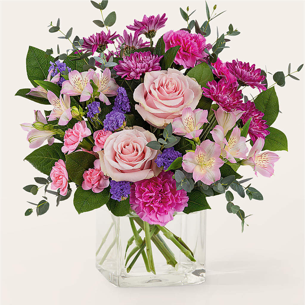 Rosy Radiance Bouquet – Acme Floral #0014, Akron OH