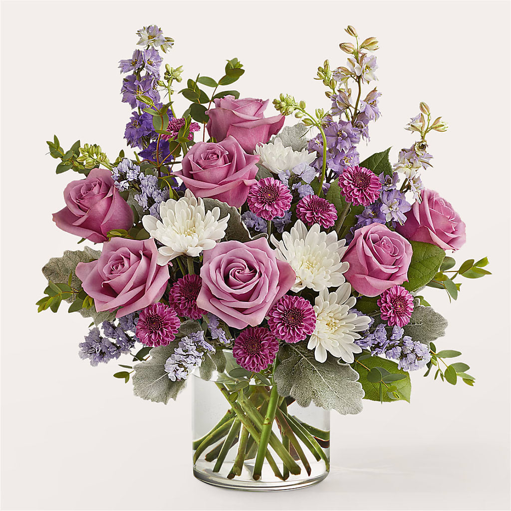 Violet Frost Bouquet – Acme Floral #0014, Akron OH