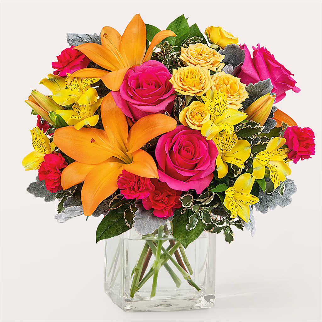 To the Tropics Bouquet – Acme Floral #0014, Akron OH