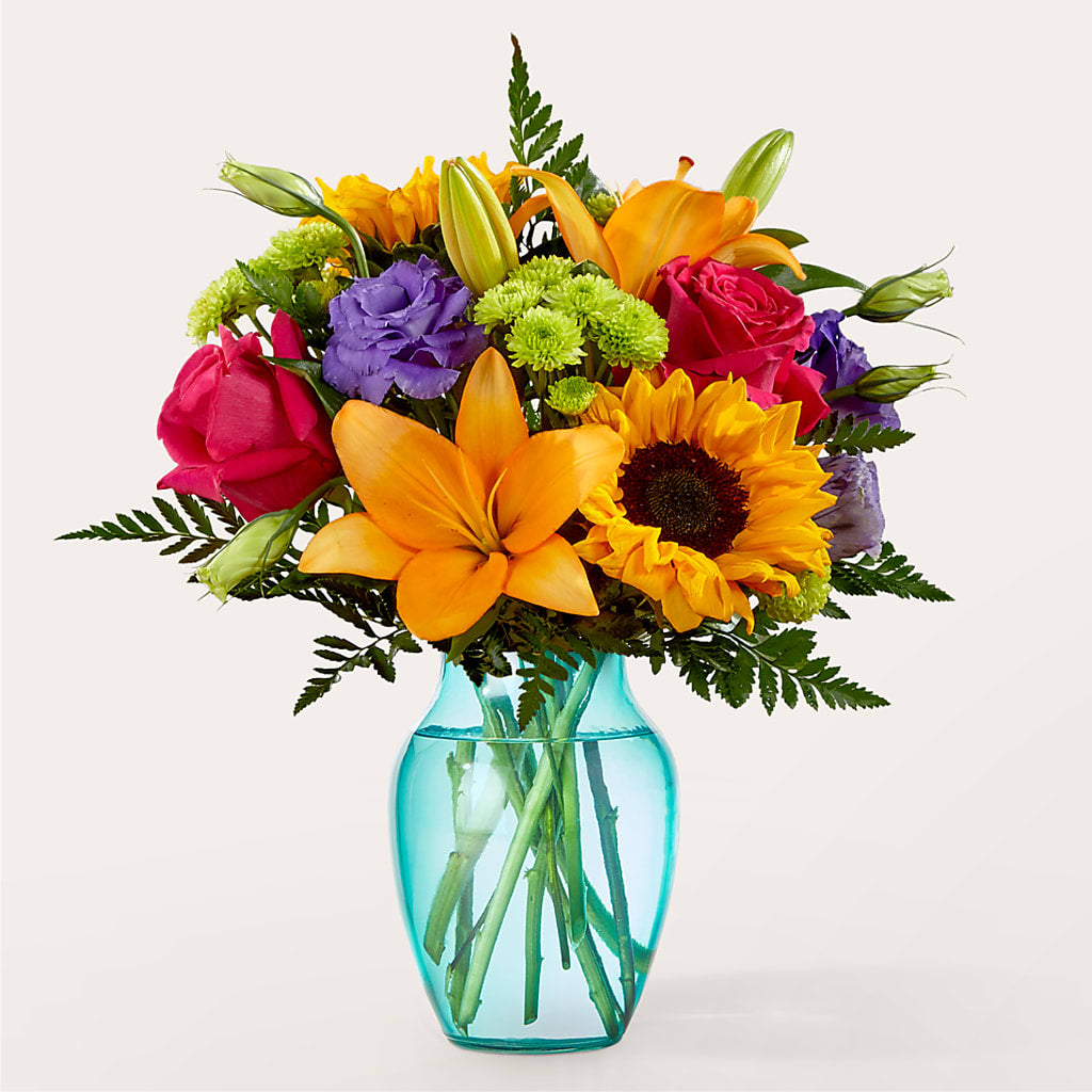 Double Rainbow Bouquet – Acme Floral #0014, Akron OH