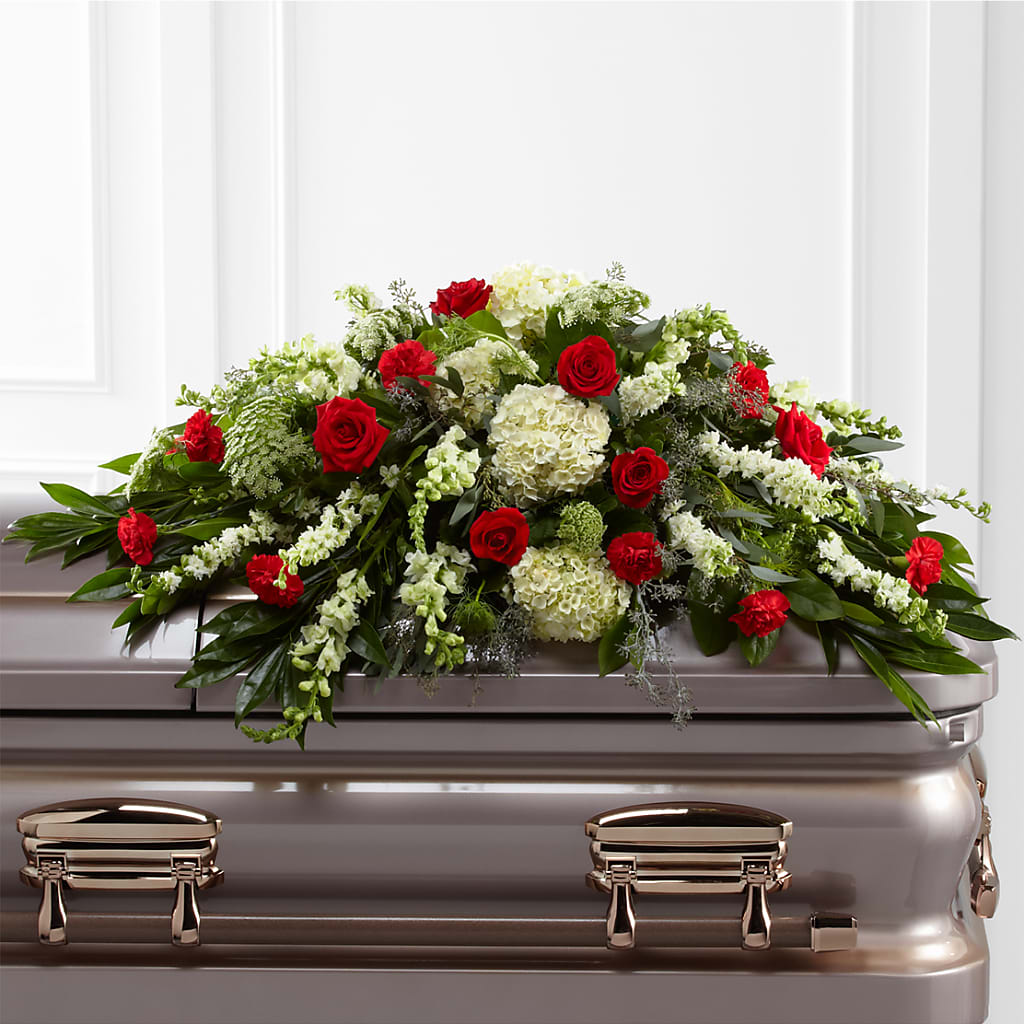 Sincerity Casket Spray – Acme Floral #0014, Akron OH