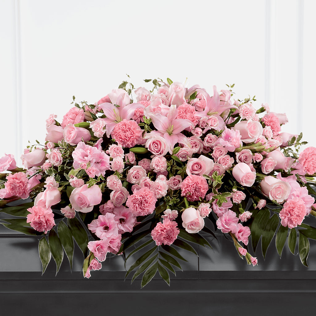 Garden of Comfort Casket Spray (Standard) – Acme Floral #0014, Akron OH