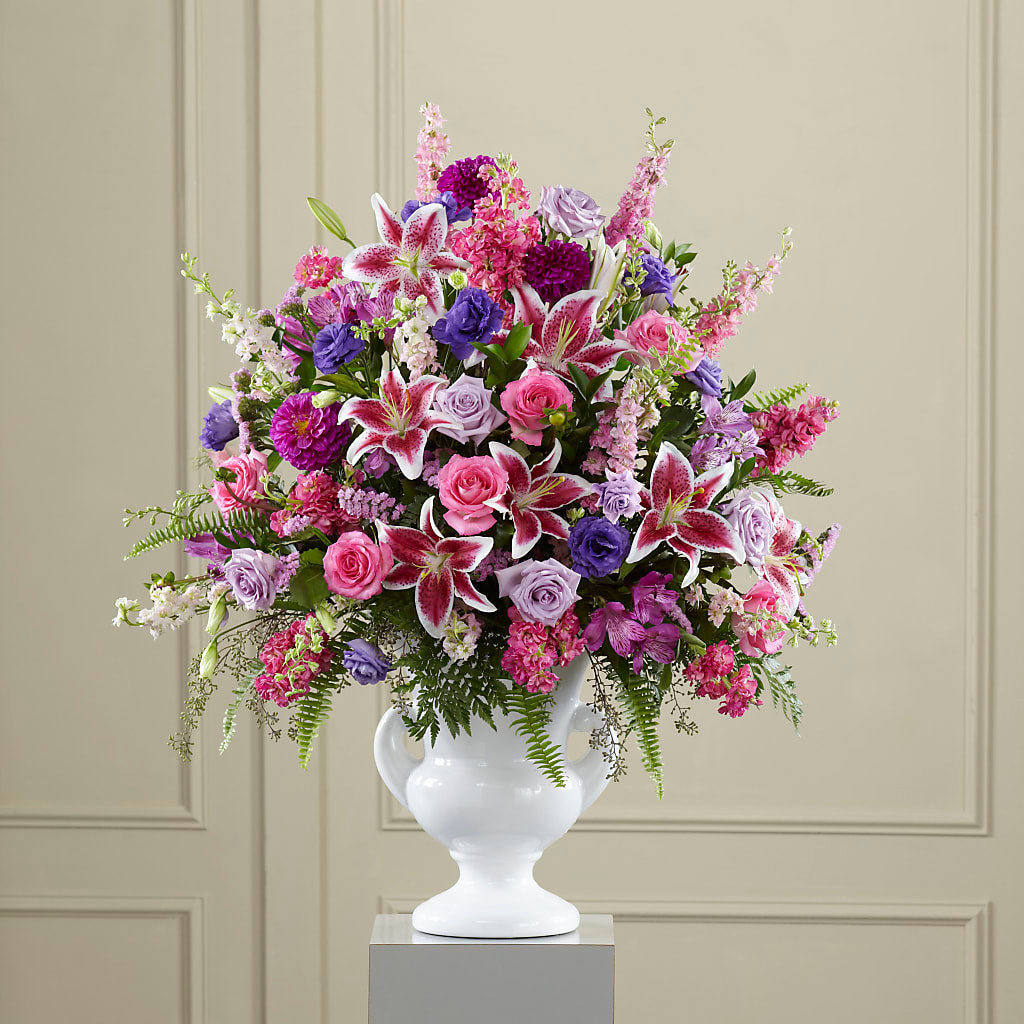 Peaceful Tribute Arrangement – Acme Floral #0014, Akron OH