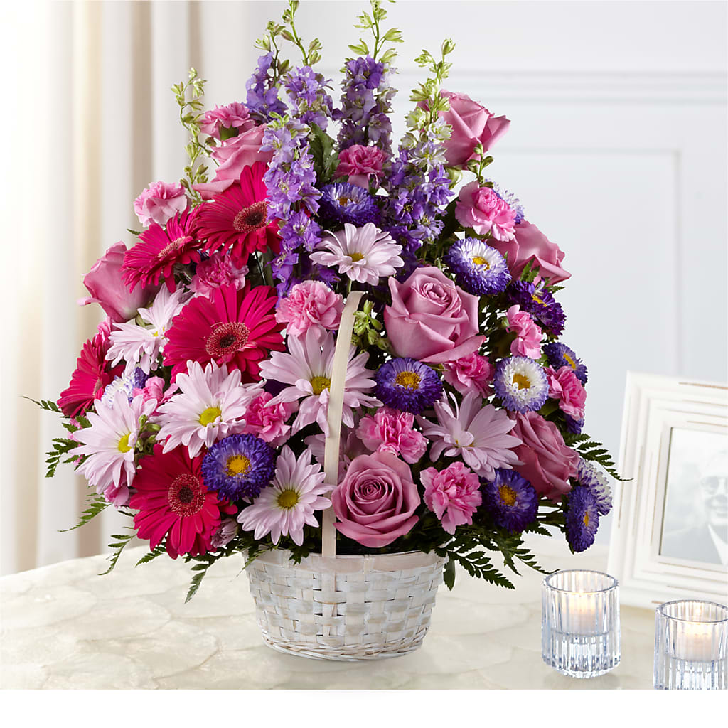Pastel Peace Basket – Acme Floral #0014, Akron OH