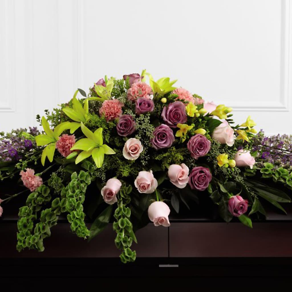 Forever Beloved Casket Spray – Acme Floral #0014, Akron OH