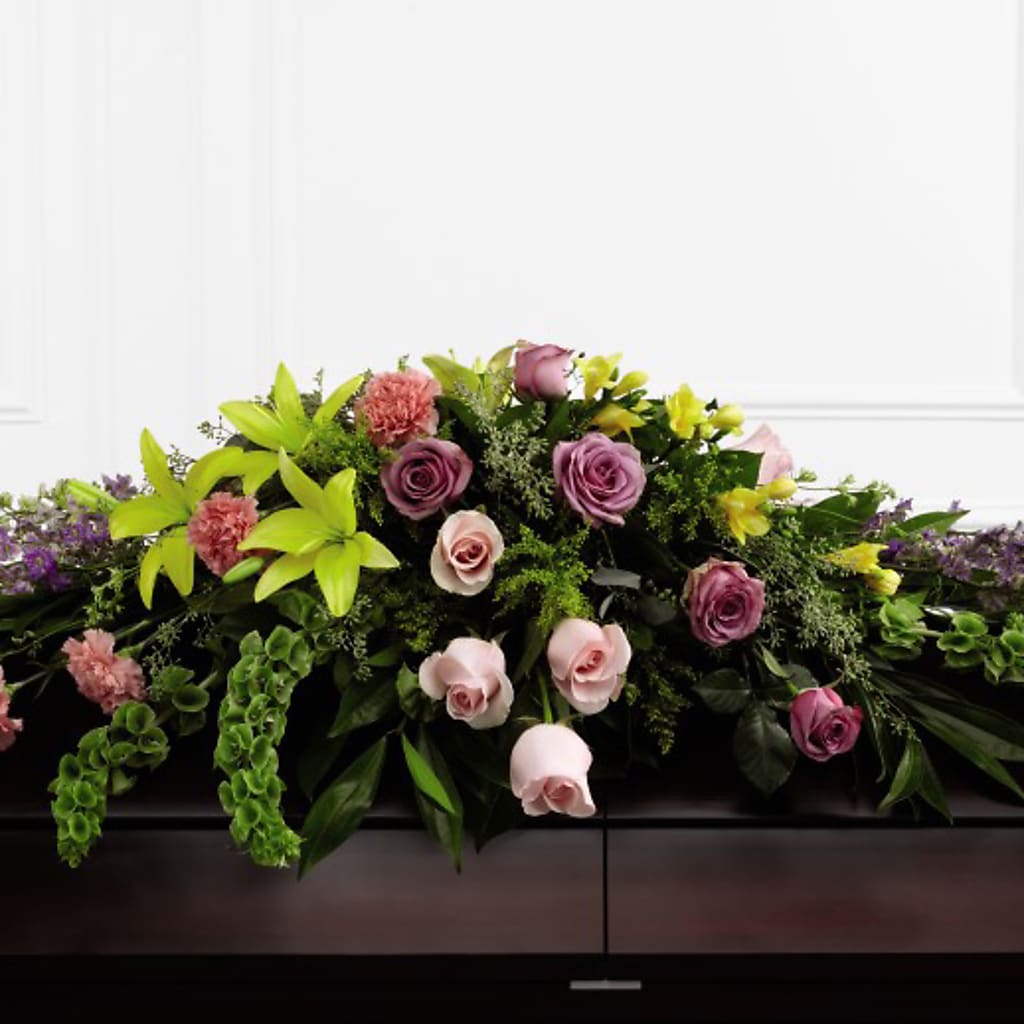 Forever Beloved Casket Spray – Acme Floral #0014, Akron OH