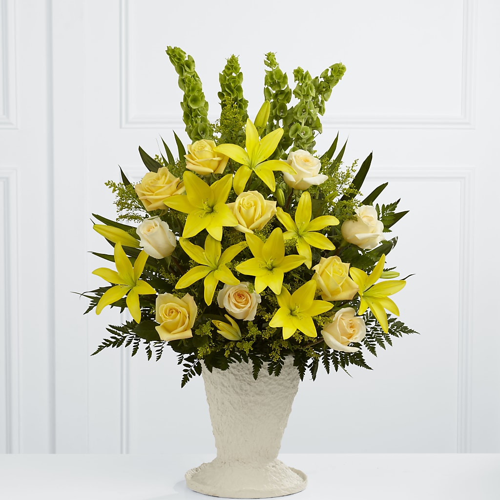 Golden Memories Arrangement – Acme Floral #0014, Akron OH