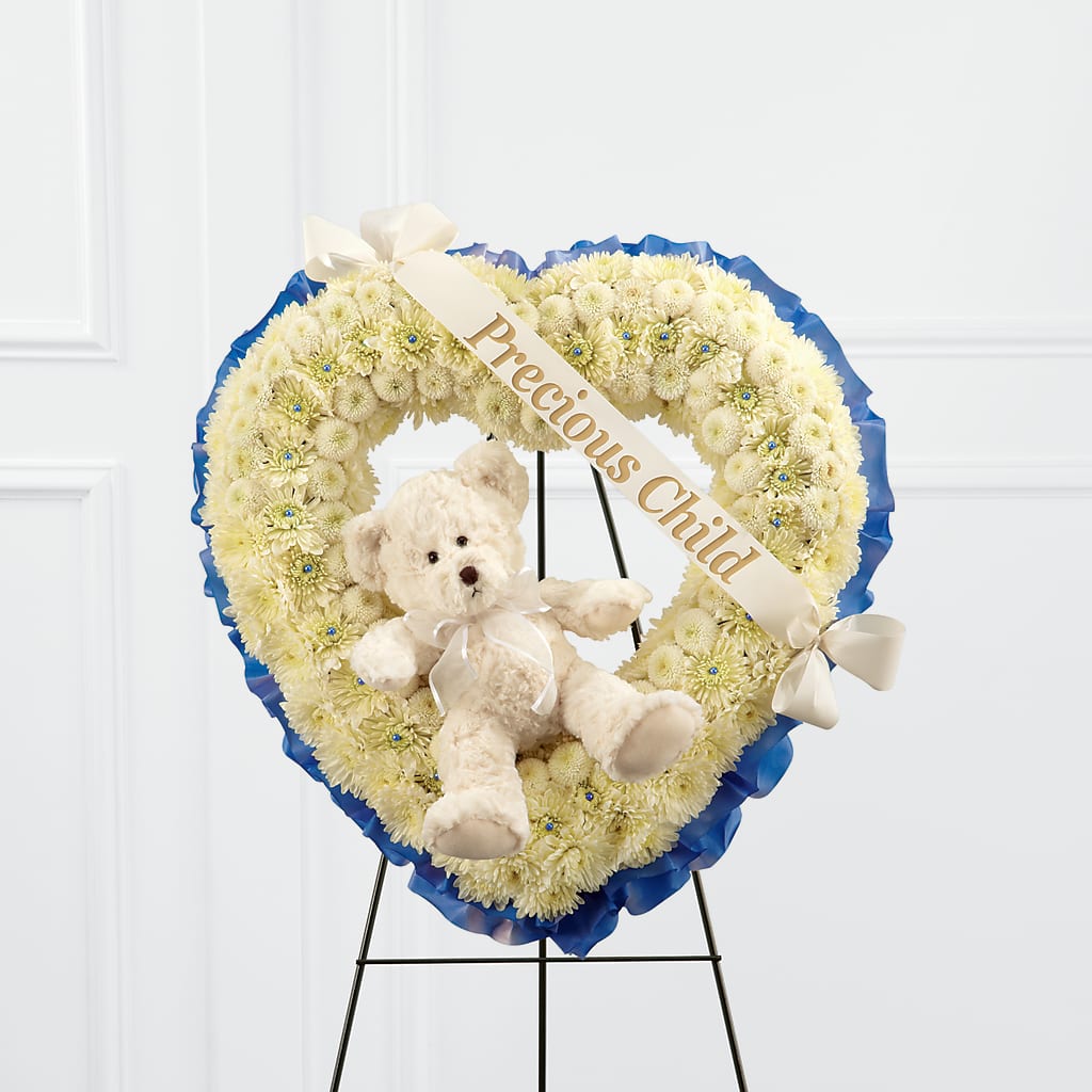 Precious Child Standing Heart – Acme Floral #0014, Akron OH