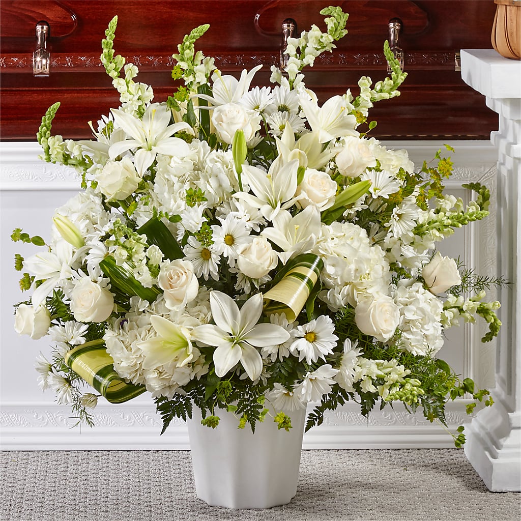 Thoughts of Tranquility Floor Basket – Acme Floral #0014, Akron OH