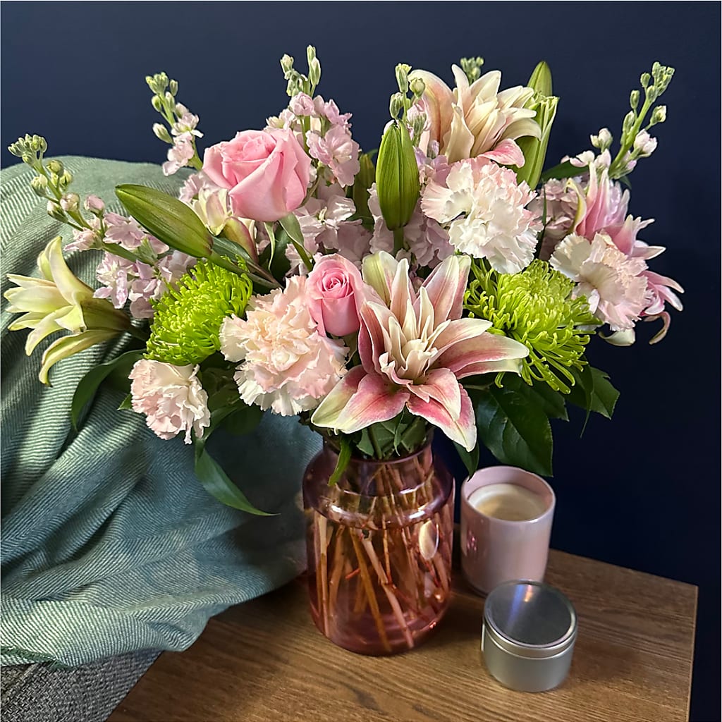 Pretty in Pink Bouquet – Acme Floral #0014, Akron OH