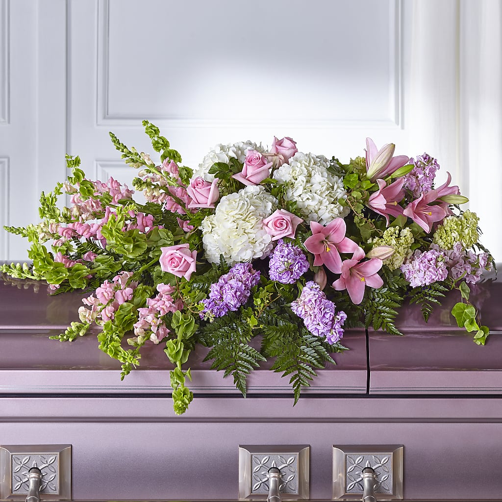 Life's Gratitude Casket Spray – Acme Floral #0014, Akron OH