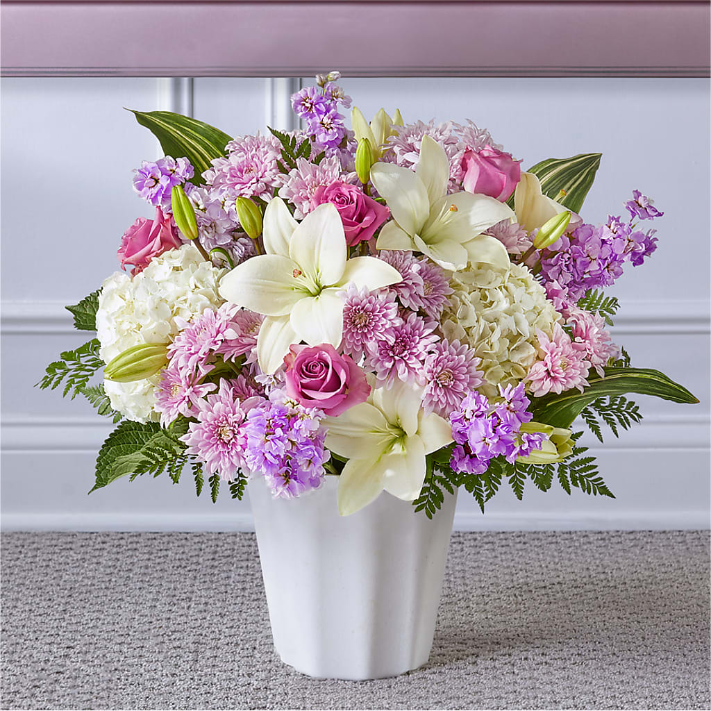 Heaven Sent Floor Basket – Acme Floral #0014, Akron OH