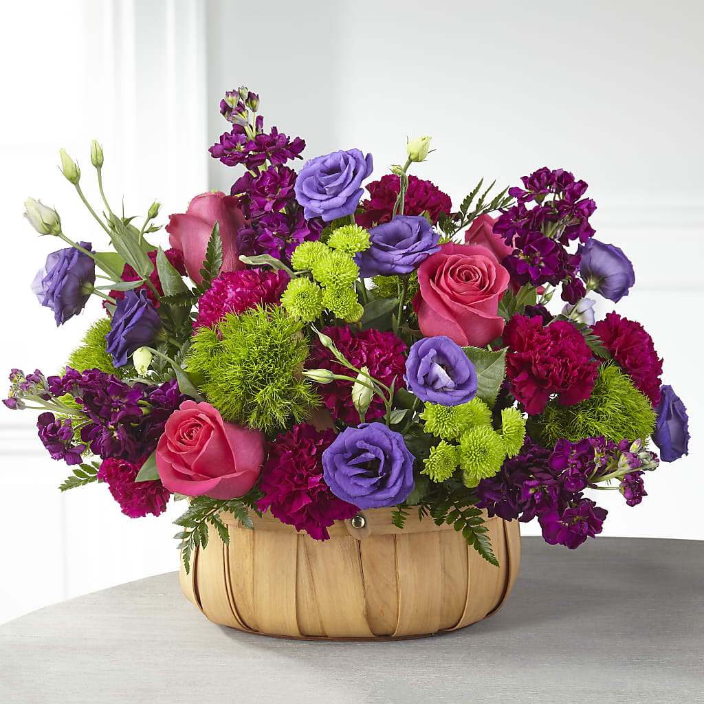 Serene Sanctuary Basket – Acme Floral #0014, Akron OH