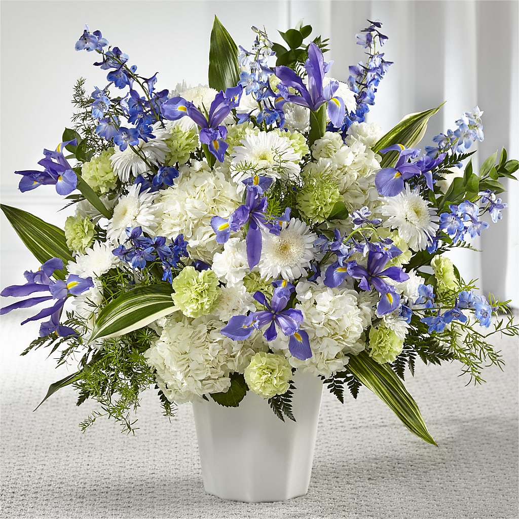 Soft Serenity Floor Basket – Acme Floral #0014, Akron OH