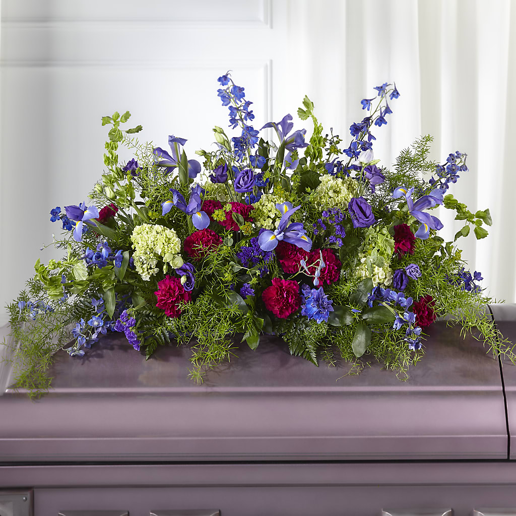 Always Treasured Casket Spray – Acme Floral #0014, Akron OH