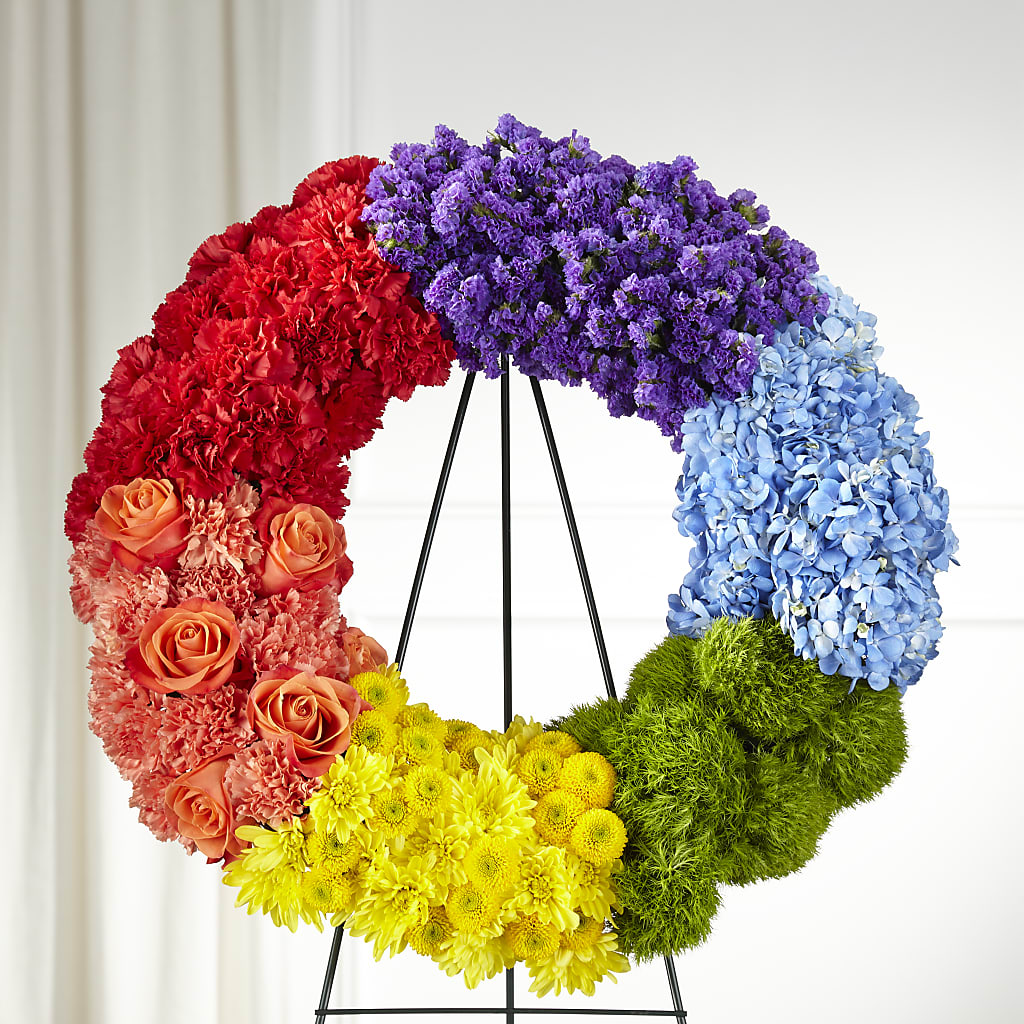 Circle of Love Wreath – Acme Floral #0014, Akron OH