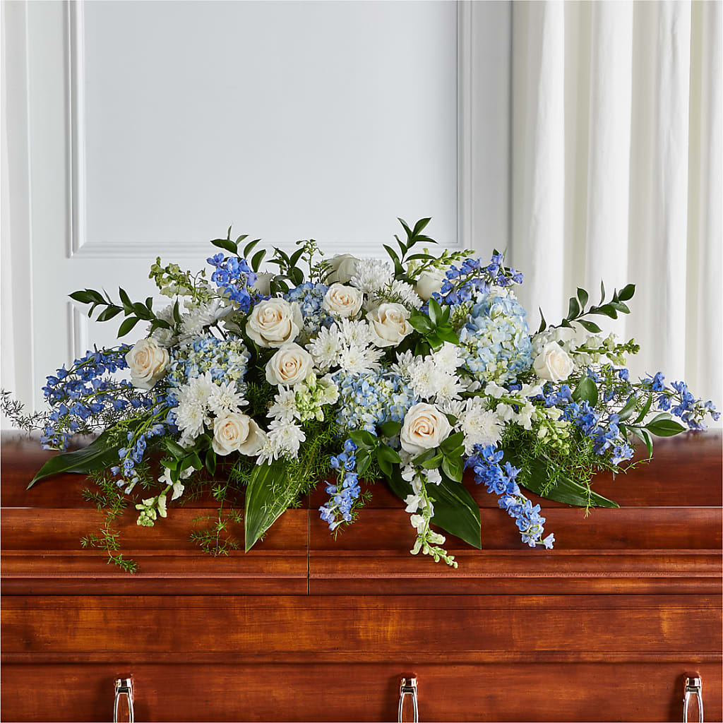 Timeless Essence Casket Spray – Acme Floral #0014, Akron OH