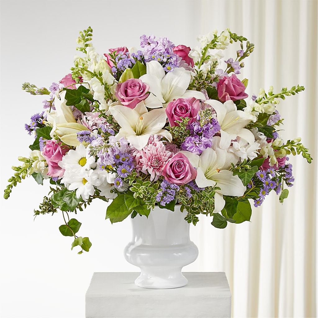 Remarkable Life Urn Arrangement – Acme Floral #0014, Akron OH