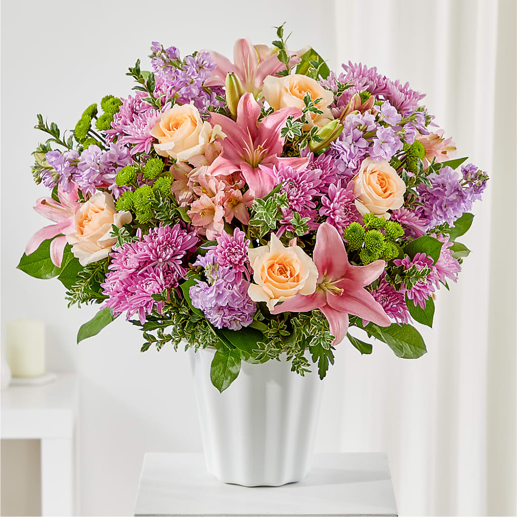Supportive Embrace Tabletop Basket – Acme Floral #0014, Akron OH