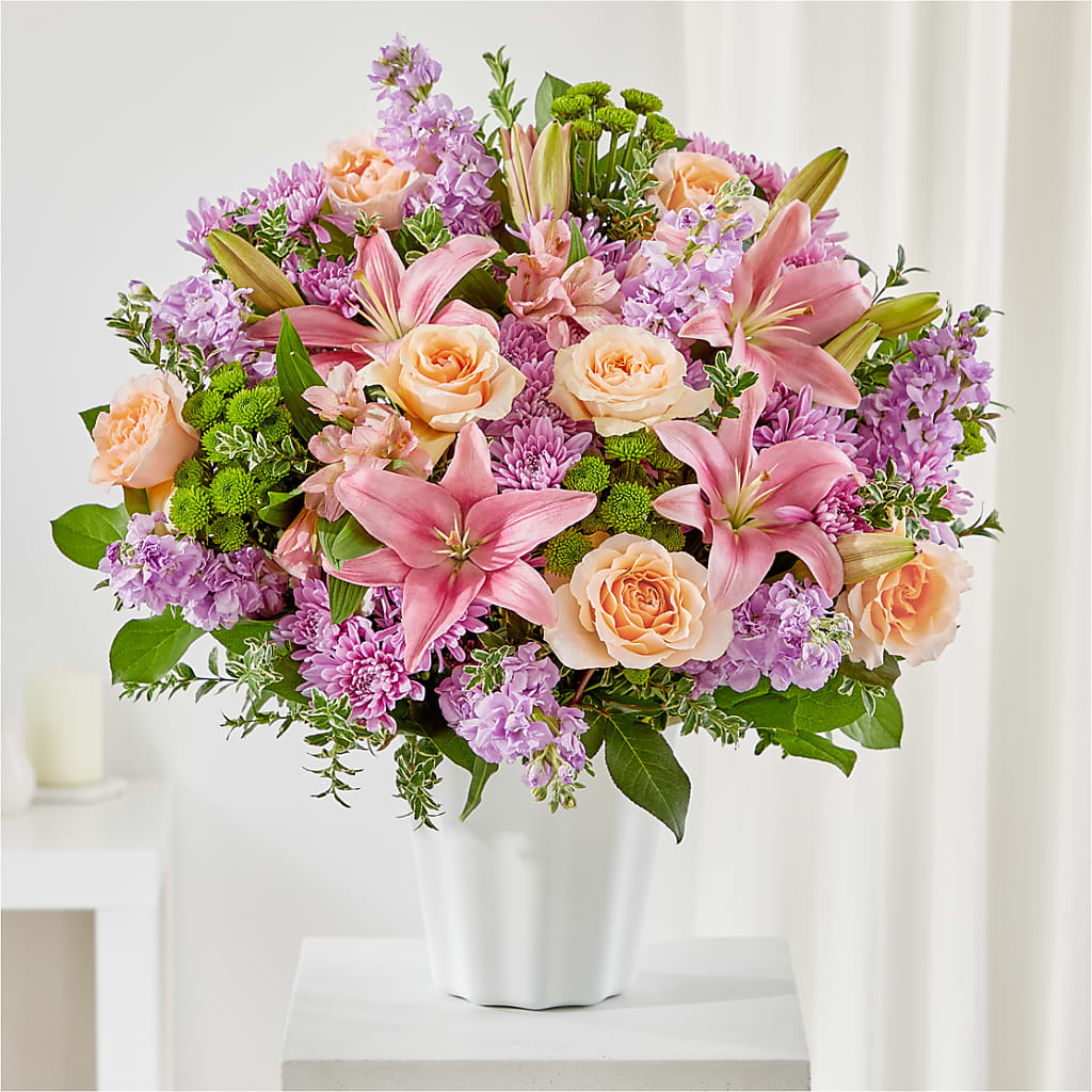 Supportive Embrace Tabletop Basket – Acme Floral #0014, Akron OH