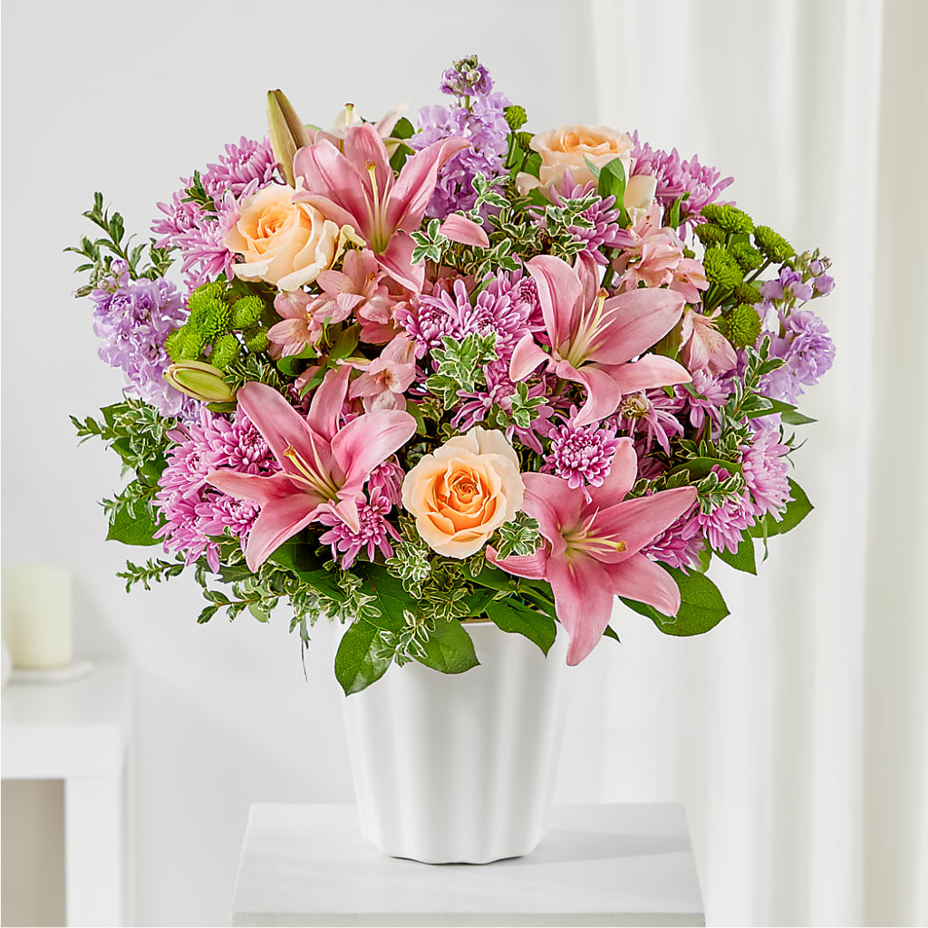Supportive Embrace Tabletop Basket – Acme Floral #0014, Akron OH