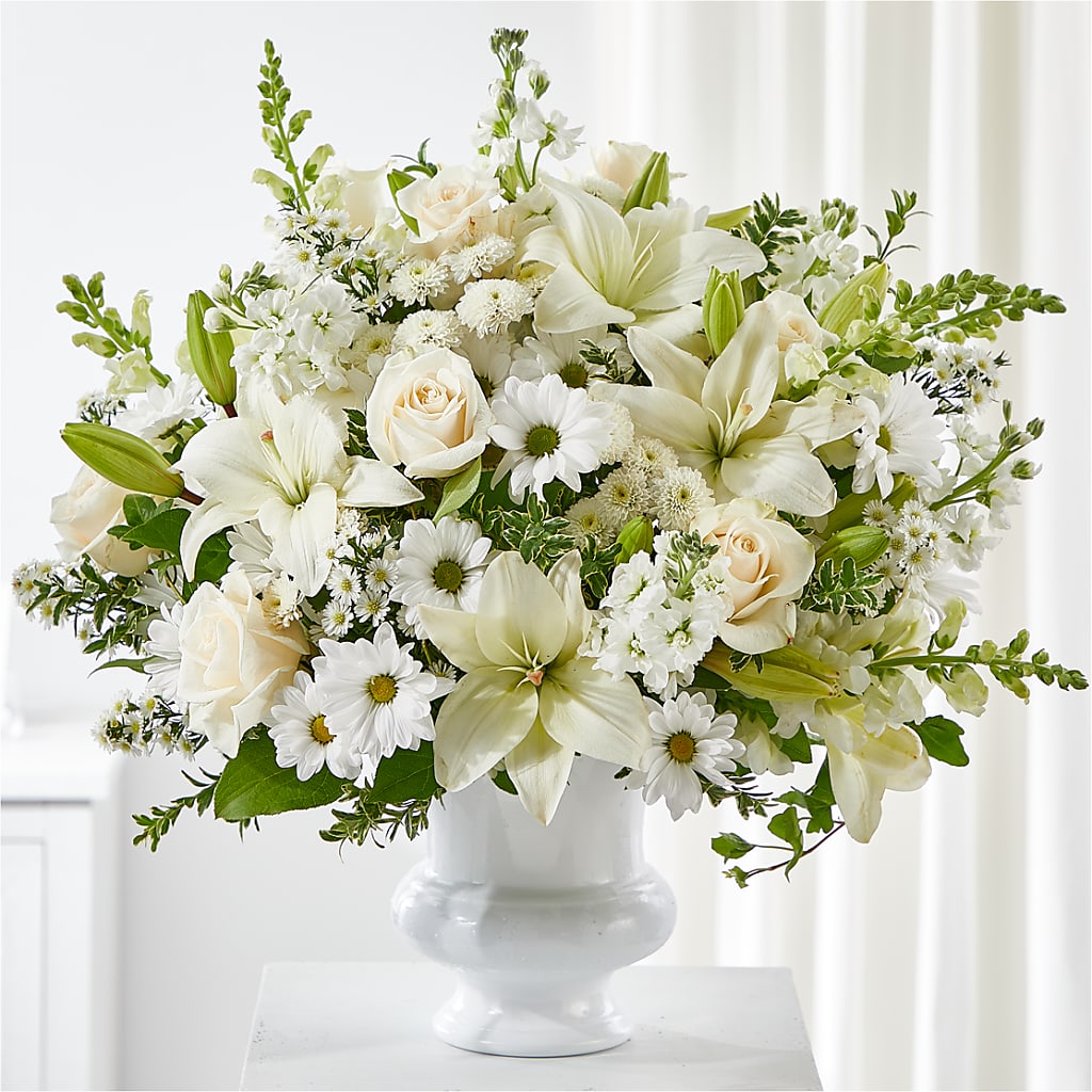 Uplifting Urn Arrangement – Acme Floral #0014, Akron OH
