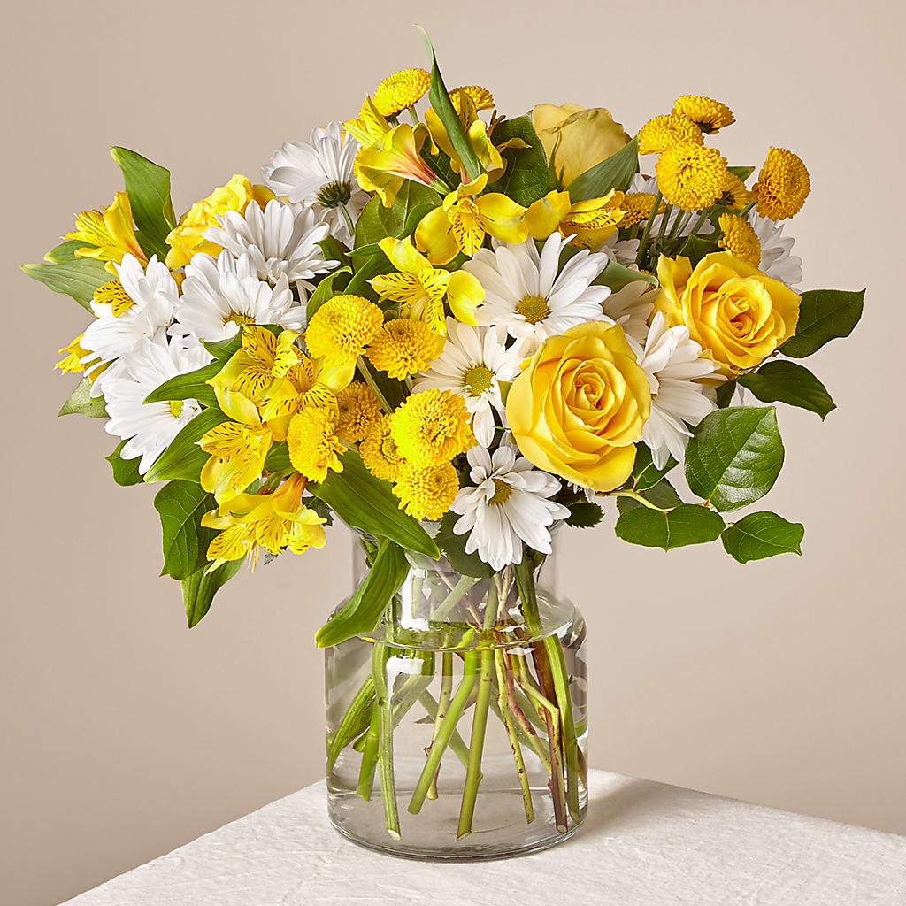 Sunny Sentiments Bouquet – Acme Floral #0014, Akron OH