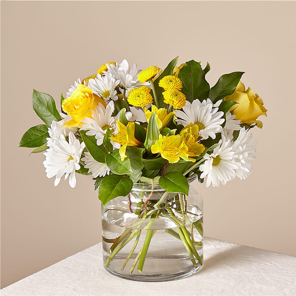 Sunny Sentiments Bouquet – Acme Floral #0014, Akron OH