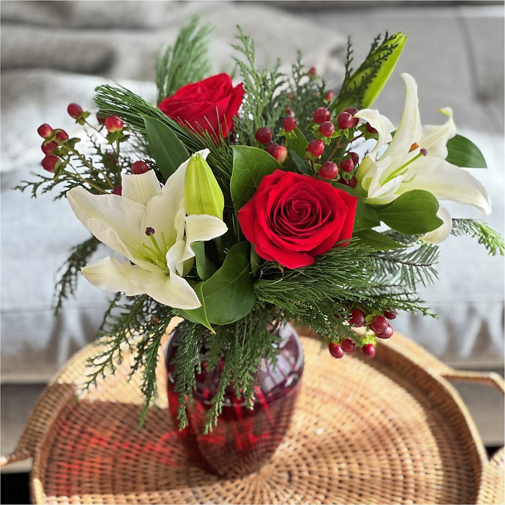 Evergreen Delight Bouquet – Acme Floral #0014, Akron OH