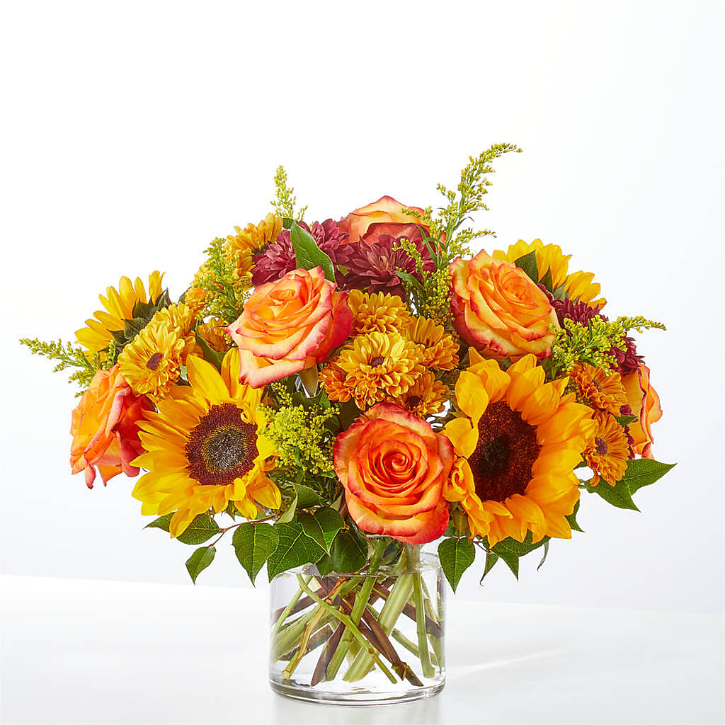 Flannel Scarf Bouquet – Acme Floral #0014, Akron OH