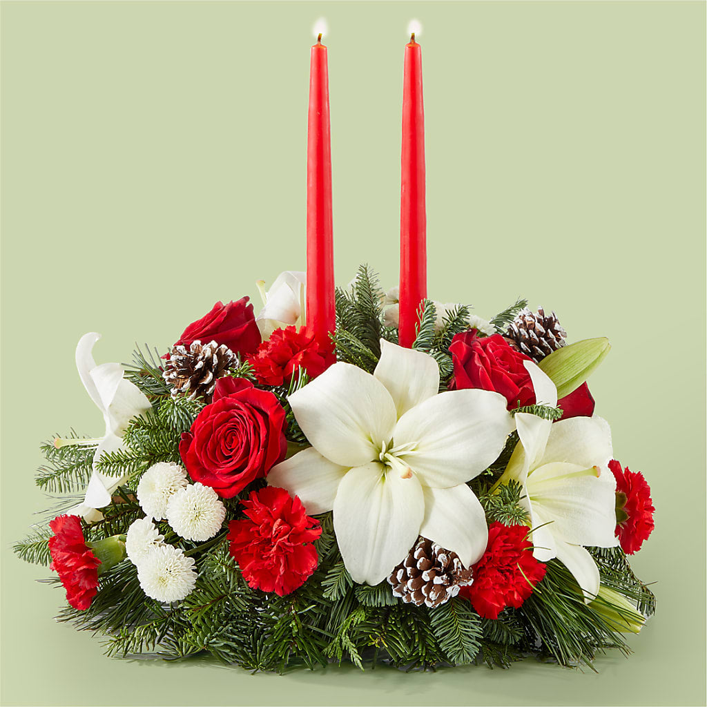 Seasonal Festivities Centerpiece – Acme Floral #0014, Akron OH