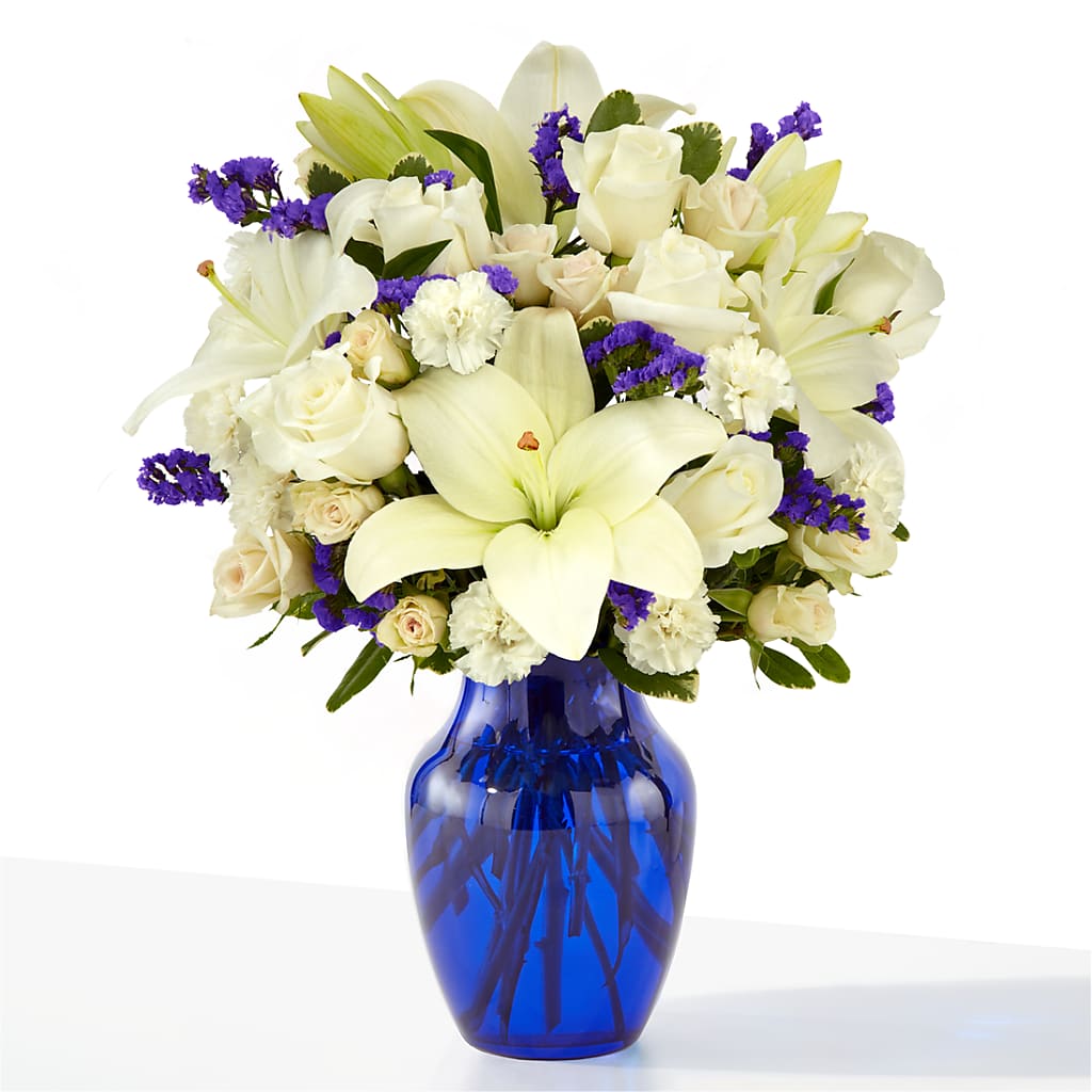 Sapphire Rush Bouquet – Acme Floral #0014, Akron OH