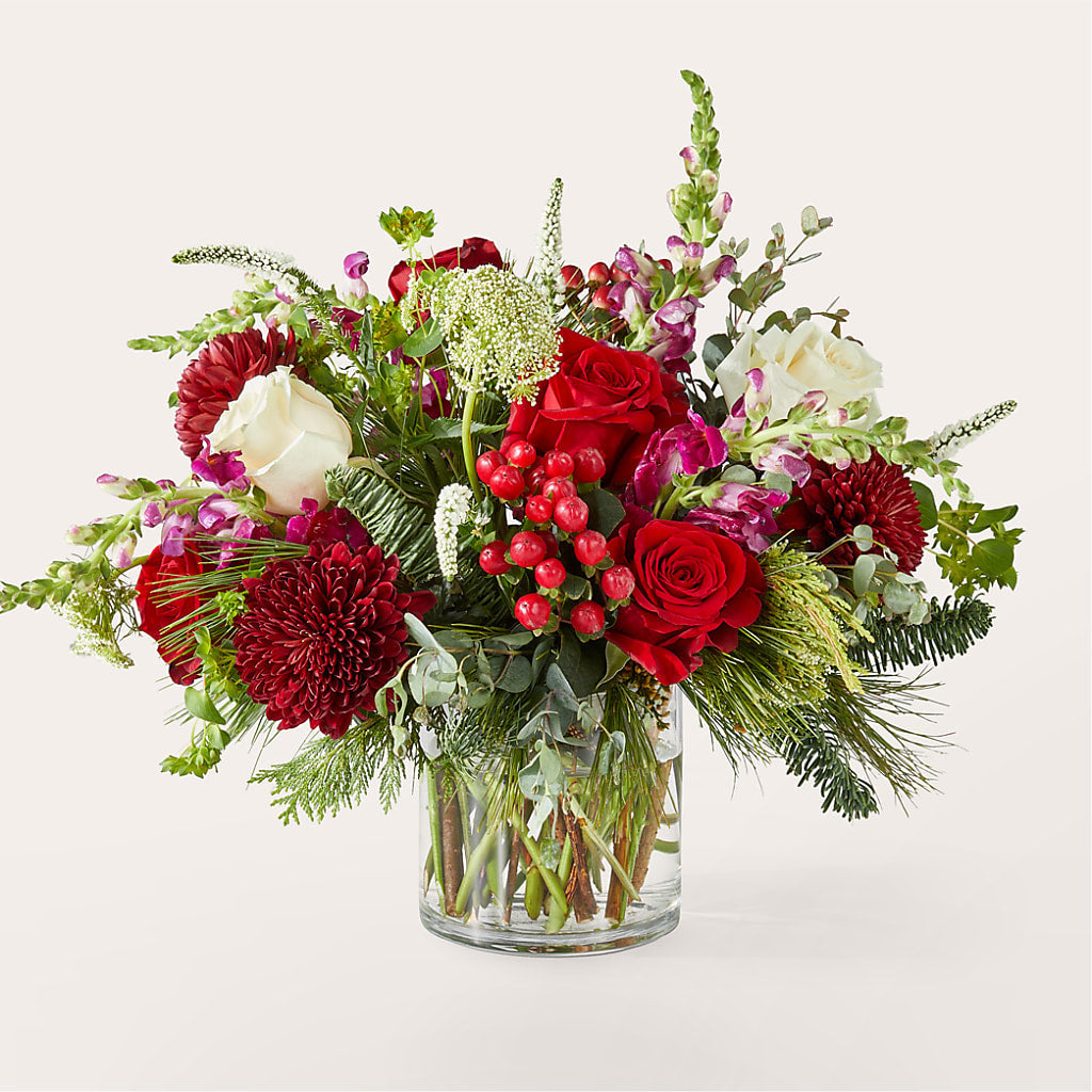 Cranberry Fizz Bouquet – Acme Floral #0014, Akron OH