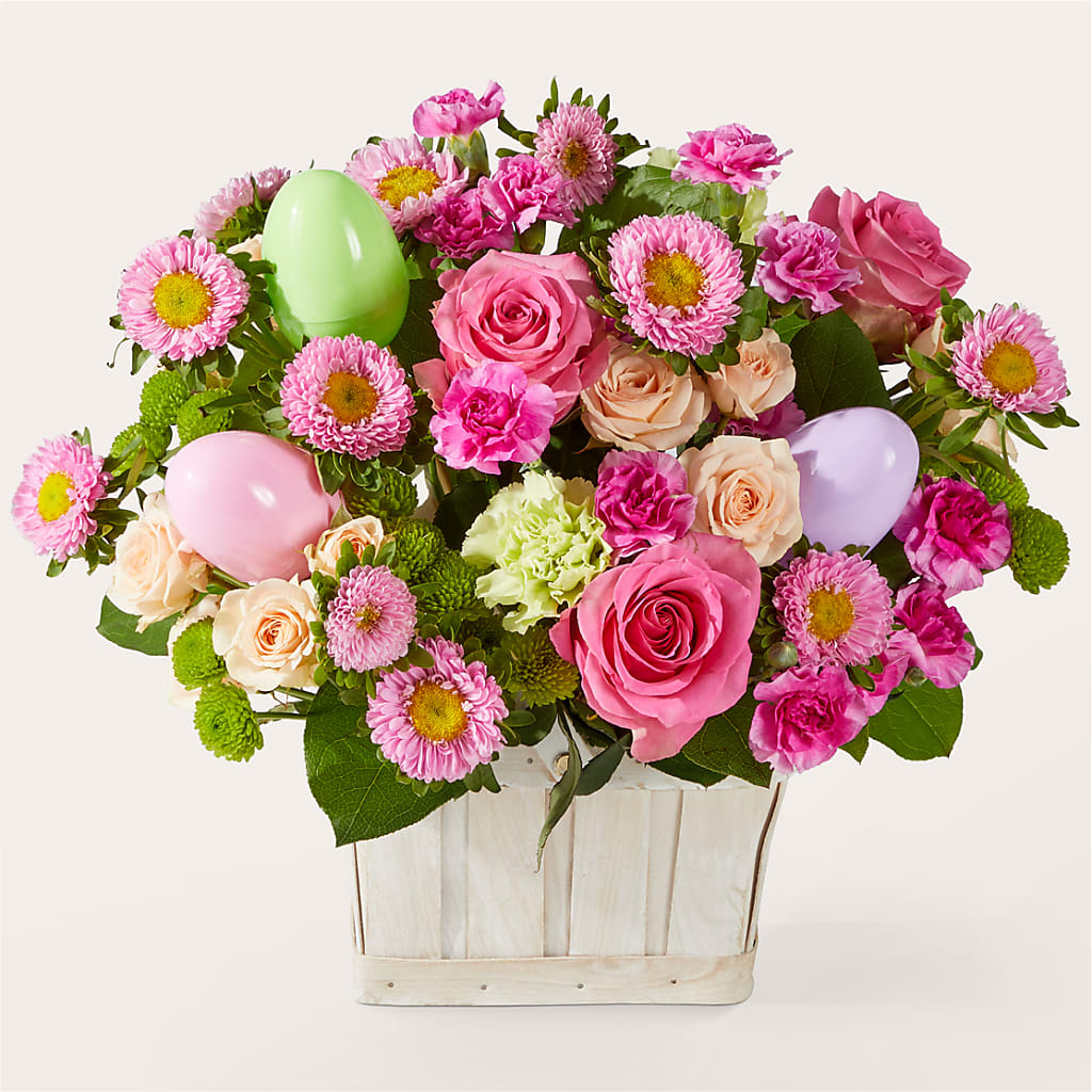 Get Eggcited Basket – Acme Floral #0014, Akron OH