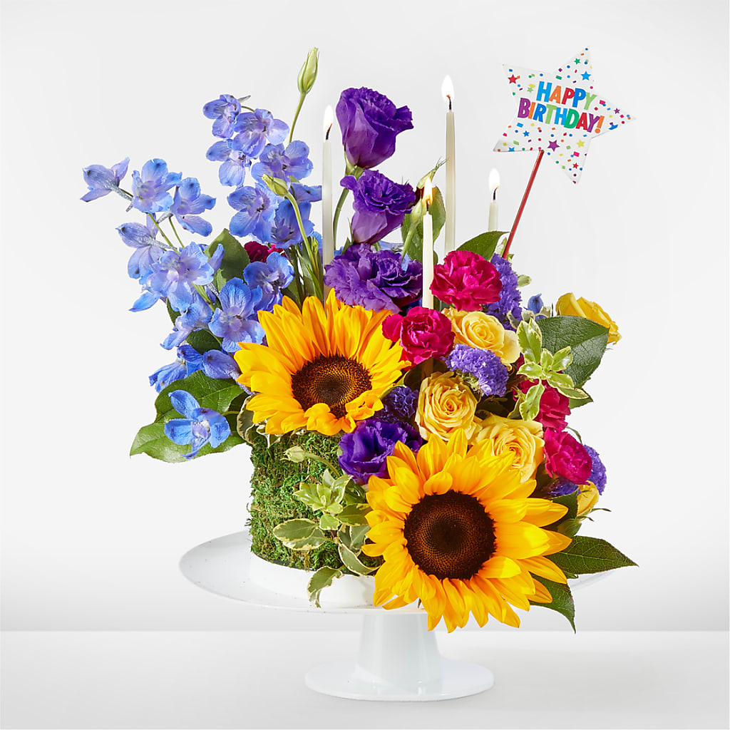 Star of the Day Floral Cake – Acme Floral #0014, Akron OH