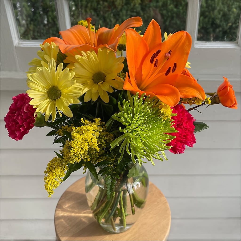 Bold & Bright – A Florist Original –  Acme Floral #0014, Akron OH