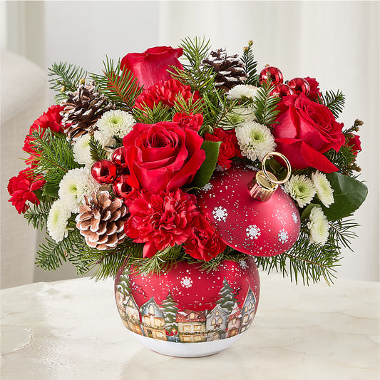 Christmas Carols Ornament –  Acme Floral #0014, Akron OH