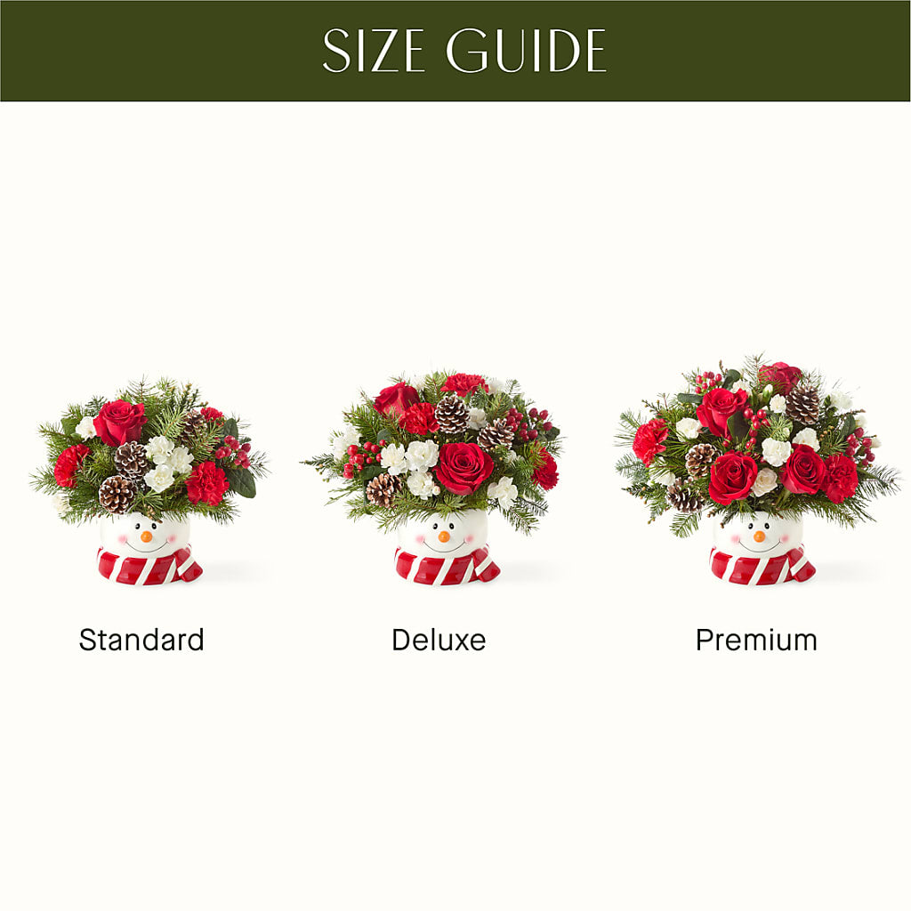 Jolly Snowman Bouquet –  Acme Floral #0014, Akron OH