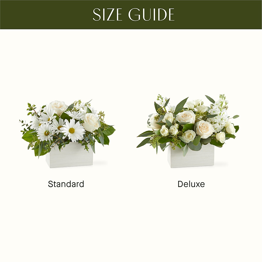 Fresh Linen Box Bouquet –  Acme Floral #0014, Akron OH